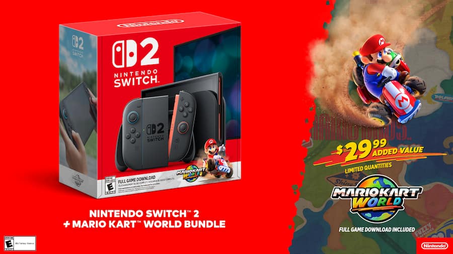 PAQUETE NINTENDO SWITCH 2 + MARIO KART WORLD