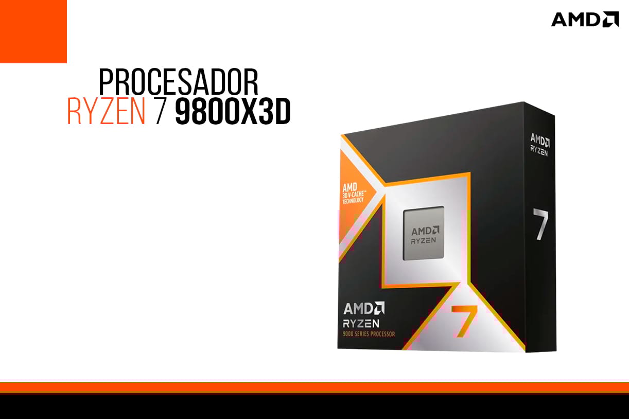 PROCESADOR AMD RYZEN™ 7 9800X3D Socket AM5 