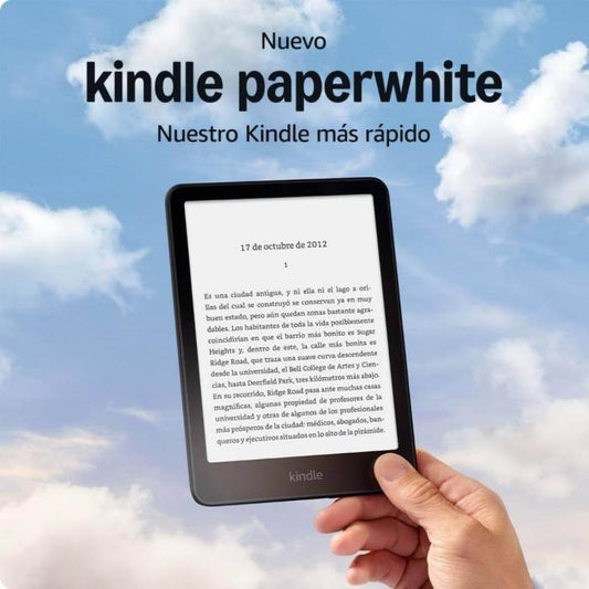 KINDLE PAPERWHITE 2024 (12 GEN) 16GB -7" PANTALLA ILUMINADA Y AJUSTABLEKINDLE PAPERWHITE 2024 (12 GEN) 16GB -7" PANTALLA ILUMINADA Y AJUSTABLE