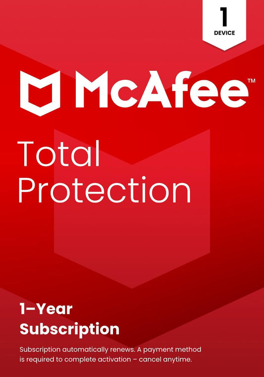 LICENCIA DIGITAL MCAFEE TOTAL PROTECTION