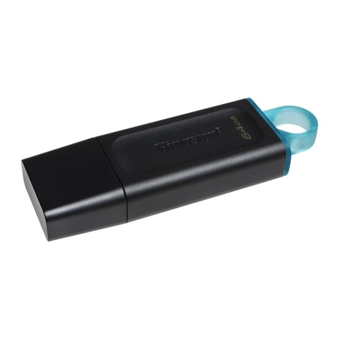 MEMORIA USB 3.2 DE 64GB EXODIA GEN 1 - NEGRO Y AZUL